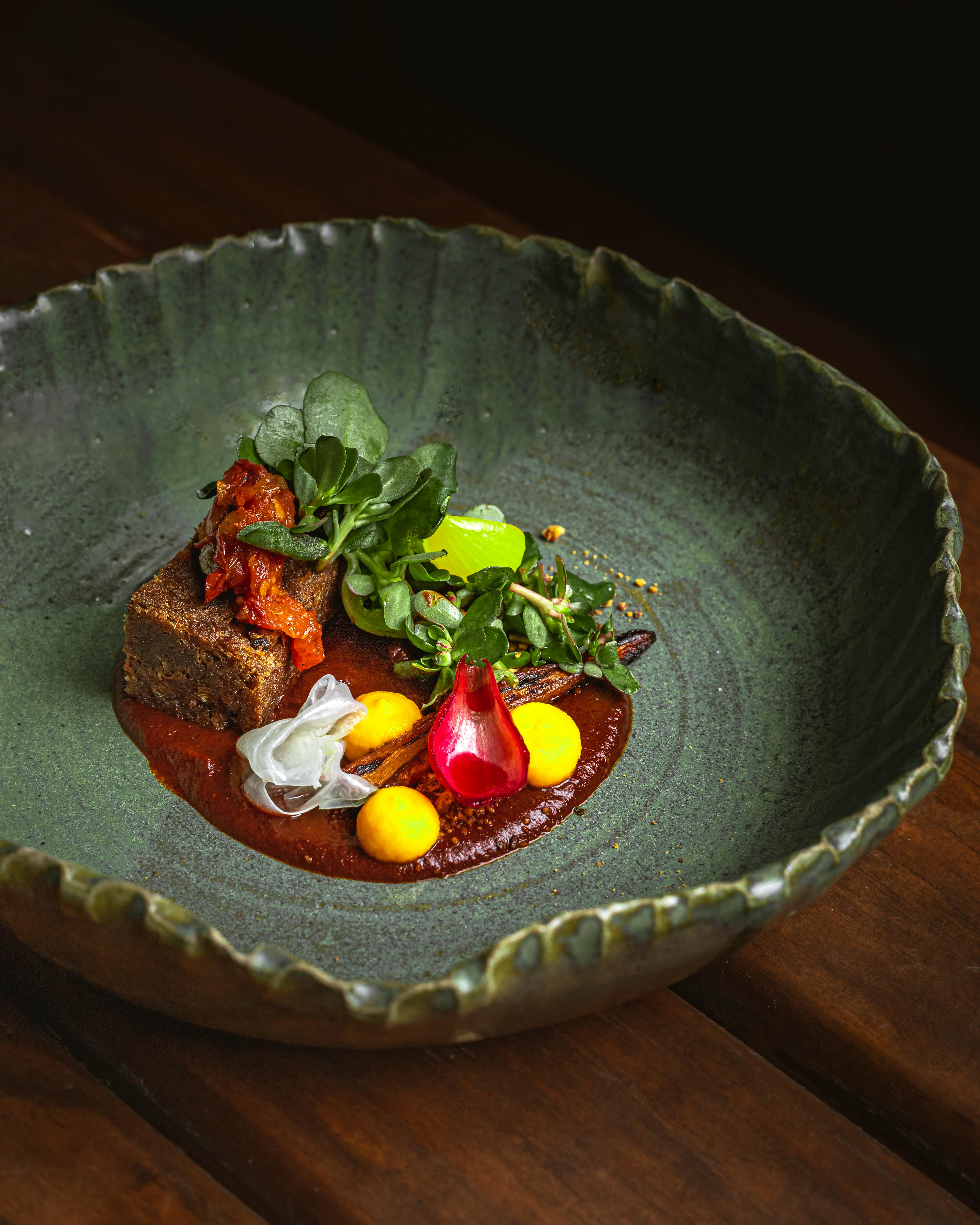Plat vegetal contemporani